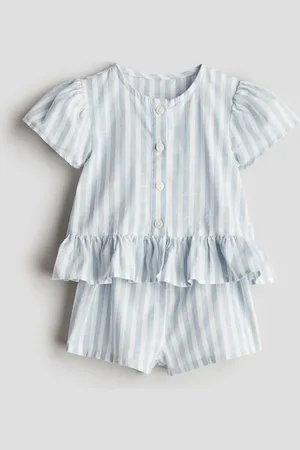 H&M 2-Piece Blouse and Shorts Set