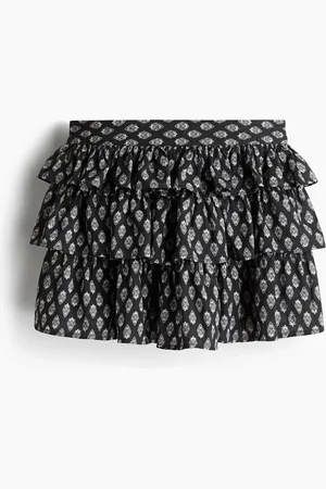 H&M Tiered Cotton Skirt