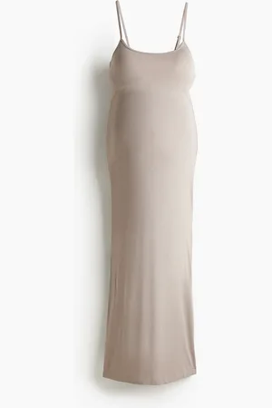 H&M MAMA Long Ribbed Dress