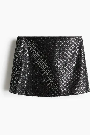H&M Embellished Mini Skirt