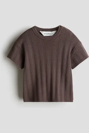 H&M Rib-Knit T-Shirt