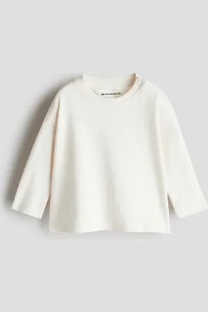 H&M Long-Sleeved Pima Cotton T-Shirt