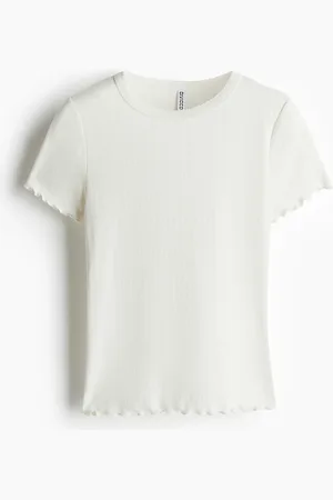 H&M Overlocked Trim T-Shirt
