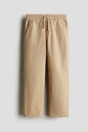 H&M Loose-Fit Cotton Twill Pants