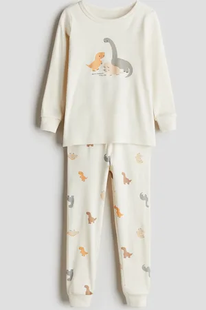H&M Snug Fit printed cotton pyjamas