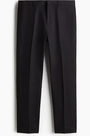 H&M Slim-Fit Linen Suit Pants