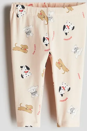 H&M Printed Cotton Leggings