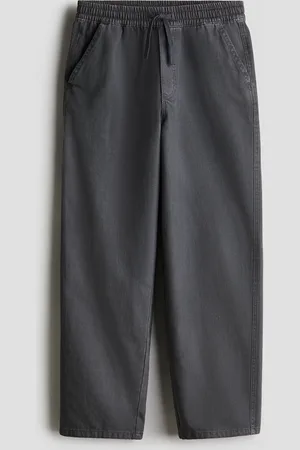 H&M Loose-Fit Cotton Twill Pants
