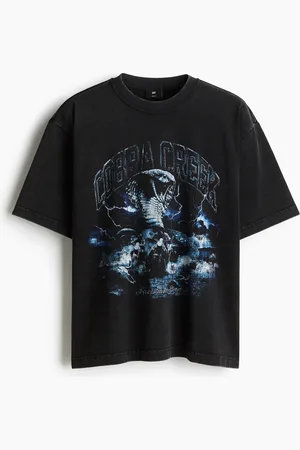 H&M Loose-Fit Printed T-Shirt