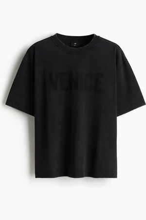 H&M Loose-Fit Printed T-Shirt