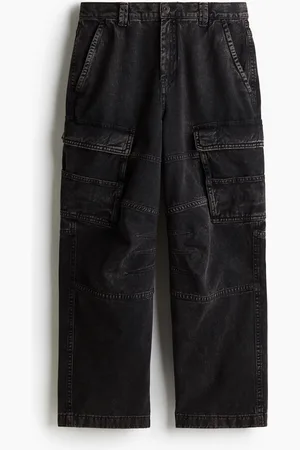 H&M Loose-Fit Cotton Cargo Pants