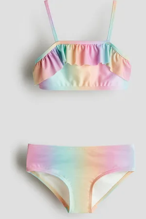 H&M Ruffle-Trimmed Two-Piece Swimsuit