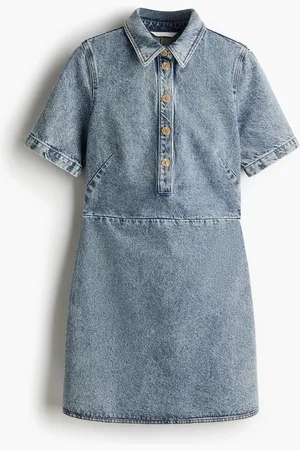 H&M Denim Dress with Collar