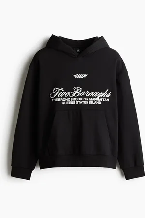 H&M Loose-Fit Printed Hoodie