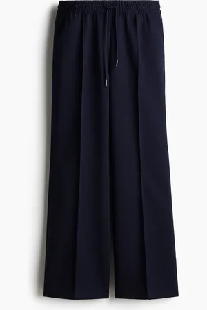 H&M Creased Pants with Drawstring