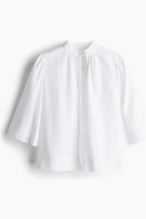 H&M Linen-Blend Blouse