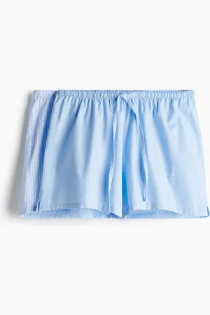 H&M 2-pack Cotton Poplin Pajama Shorts