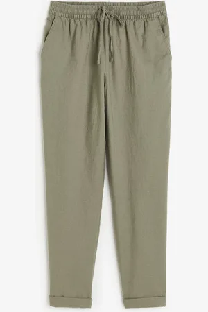 H&M Linen-blend Joggers