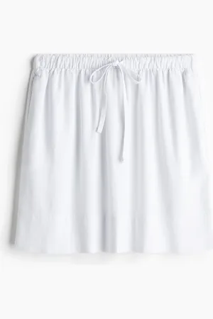 H&M Linen-blend Mini Skirt