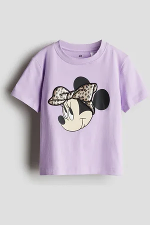 H&M Cotton T-Shirt with Printed Motif