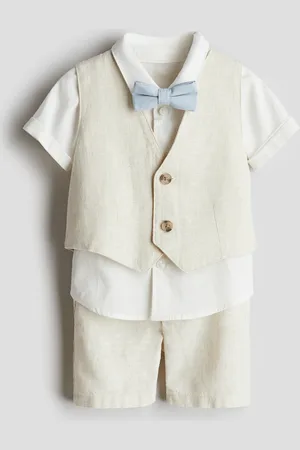 H&M 4-Piece Linen-Blend Dressy Set
