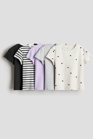 H&M 5-pack Cotton T-shirts
