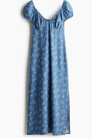 H&M Tie-Detail Maxi Dress