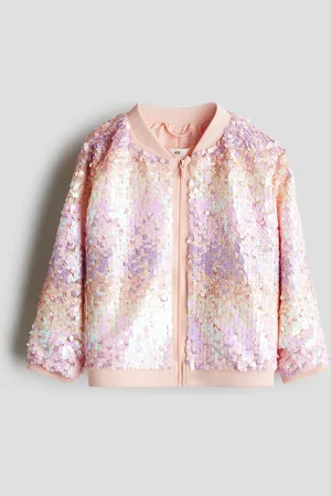 H&M Sequined Bomber Jacket