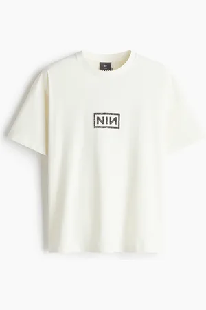 H&M Loose Fit Vintage-Look Printed T-Shirt
