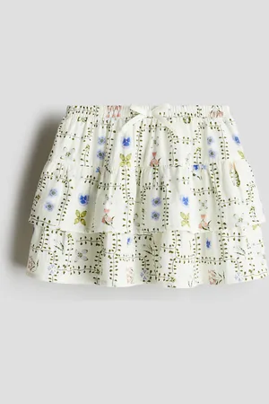 H&M Printed Tiered Skirt