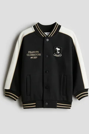 H&M Motif-Detail Baseball Jacket