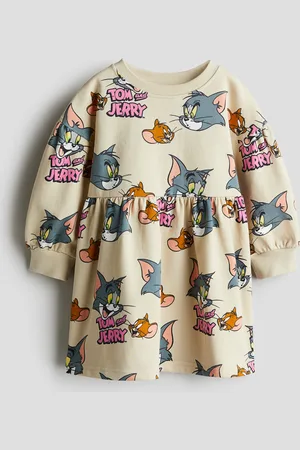 H&M Printed Sweatshirt Dress