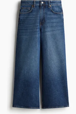 H&M High Rise Wide-cut Jeans