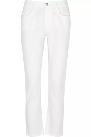 Current/Elliott The Fling Straight-leg Jeans - White - W26