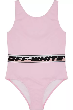 OFF-WHITE Kids Swimsuits - Kids Logo-jacquard Swimsuit - Pink