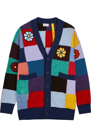 Moncler 1 JW Anderson Patchwork Knitted Cardigan - Multicoloured - M