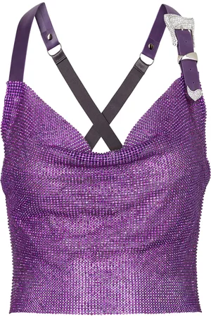 Women's Wear by Erin Andrews Purple Colorado Rockies Open Back Twist Tie Tank Top