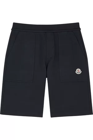 Moncler Kids Shorts - Kids Cotton Shorts (12-14 Years) - Navy - 12 Years