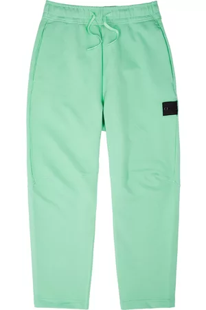 Stone Island Men Sweats - Logo Cotton Sweatpants - Light Green - XL