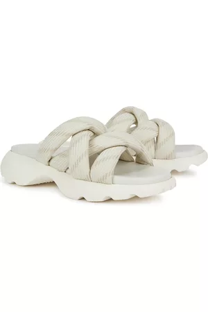 Moncler Women Slippers - Belay Knot Rope Sliders - Off White - 4