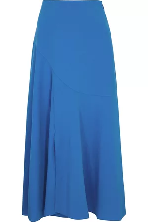 Roksanda Women Midi Skirts - Adelaide Midi Skirt - Blue - 14