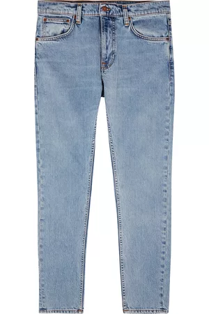 Nudie Jeans Men Slim Jeans - Lean Dean Slim-leg Jeans - Light Blue - W32