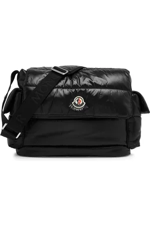 Moncler Baby Changing Bags - Kids Quilted Shell Baby Changing Bag - Black