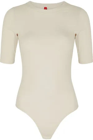 Spanx Suit Yourself Ribbed Stretch-jersey Bodysuit - - L