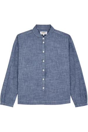 YMC Marianne Cotton Chambray Shirt - - L (UK14 / L)