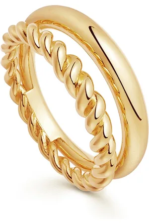 【MISSOMA】FLUX リング ゴールド 18ct Missoma + Gold Tidal Ring