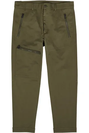Moncler Stretch-cotton Trousers - - M