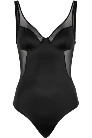 Spanx Shaping Satin Thong Bodysuit - - S (UK8-10 / S)