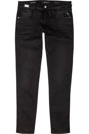 Replay Anbass Hyperflex Clouds Slim-leg Jeans - - W28/L32