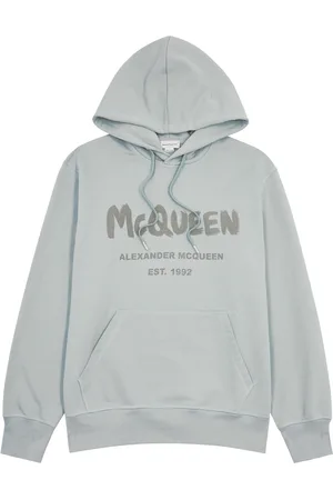 Alexander McQueen Logo Hooded Cotton Sweatshirt - - L